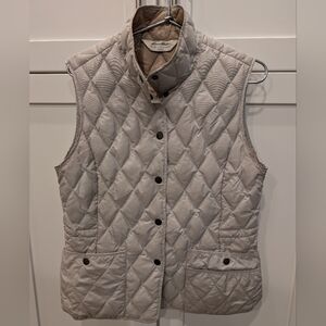 Eddie Bauer quilted snap vest